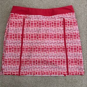 ADIDAS athletic GOLF Stretch Adistar Coral Pink red SKORT Women small